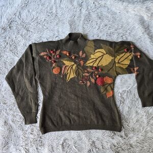 Vintage Autumn sweater- 100% wool